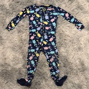 Place Kids Footies with Colorful Bunny Design